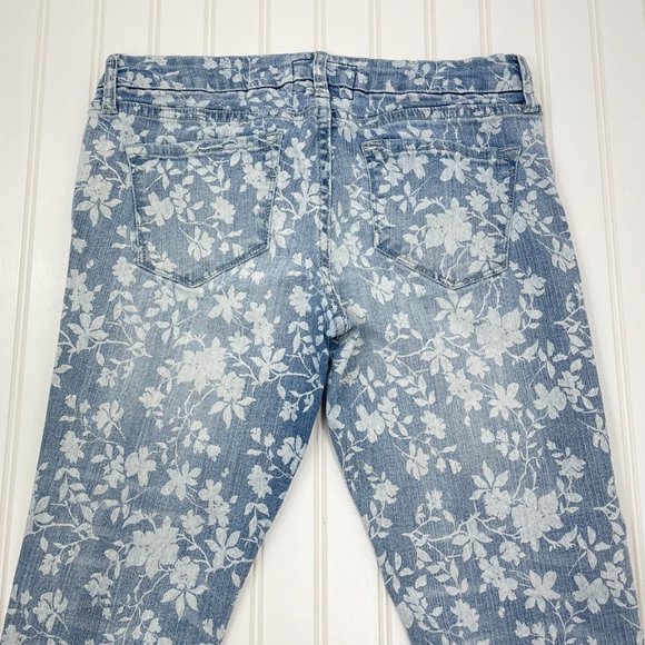 Dear John Women Capri Jeans, Floral Print Size 28 Heavy Denim. - Picture 2 of 12